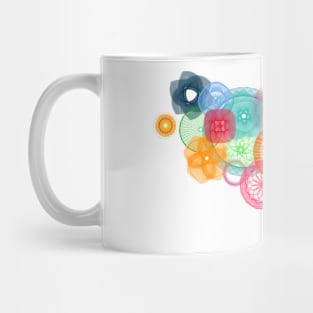 Imogen's Picture: a Patterned Spirograph Collage Mug